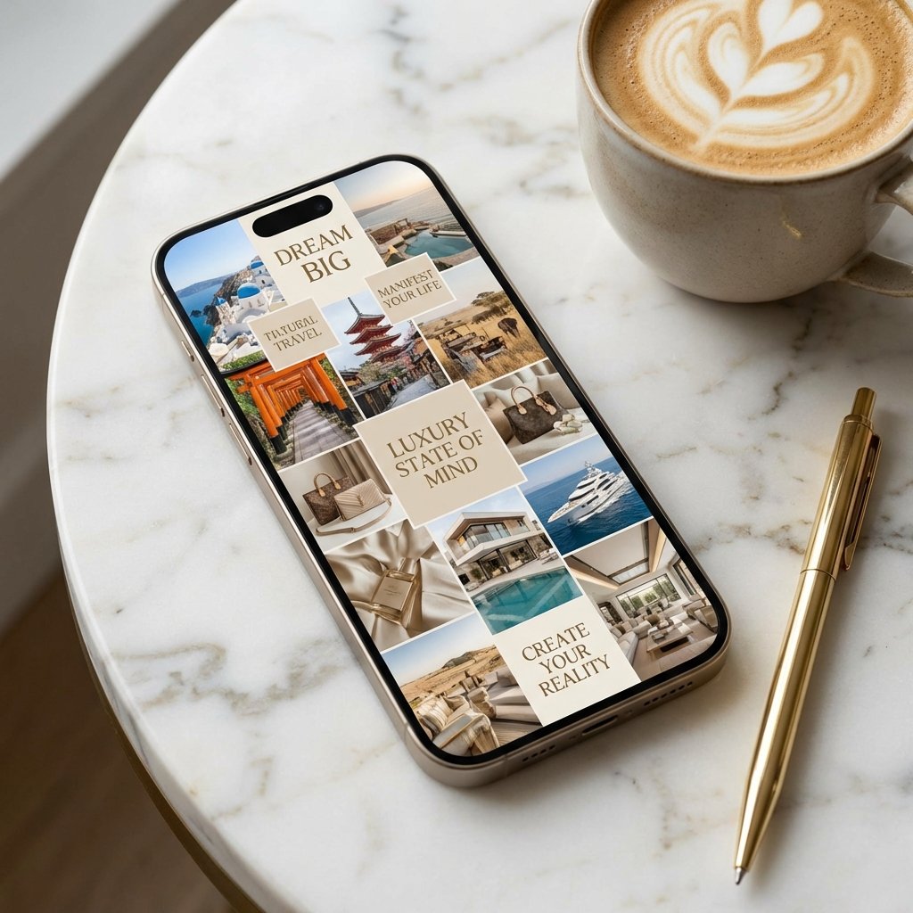 Phone wallpaper vision board